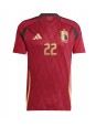 Belgien Jeremy Doku #22 Heimtrikot EM 2024 Kurzarm